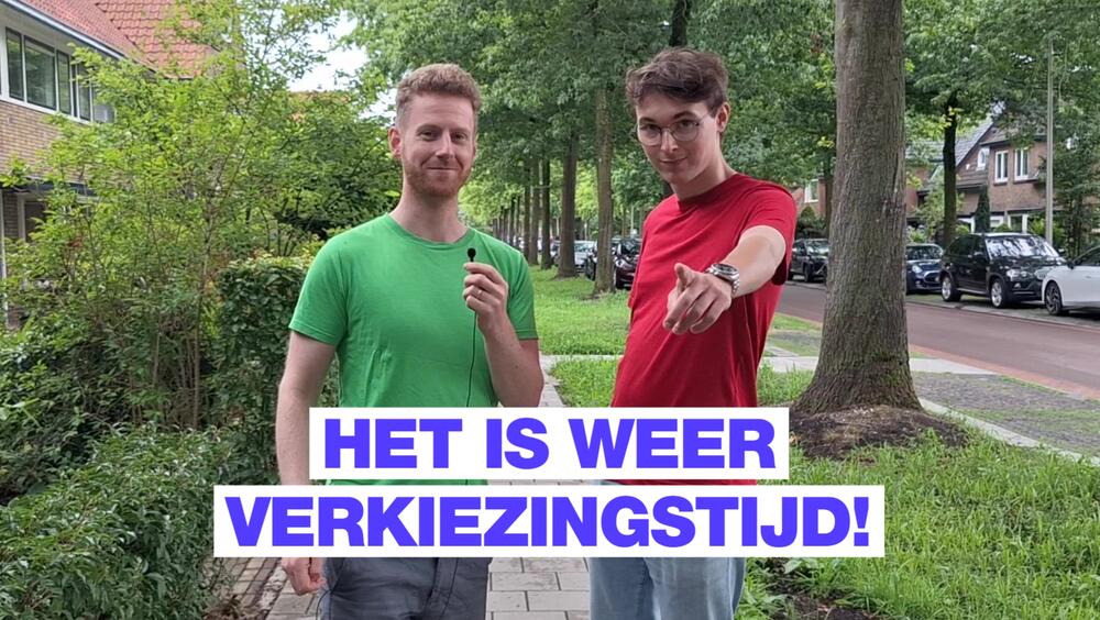 Het is weer verkiezingstijd_met campagnecoördinatoren Olivier en Niels