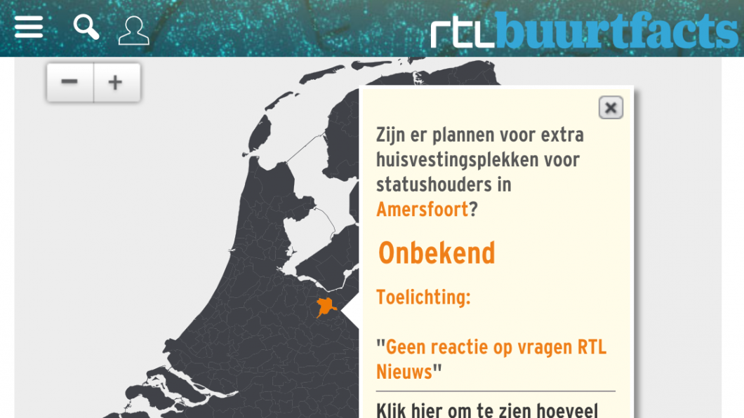 Gemeente geeft geen antwoord op vraag van RTL Nieuws Buurtfacts