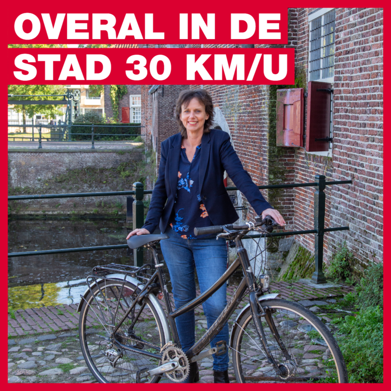 overal in de stad 30 km/u