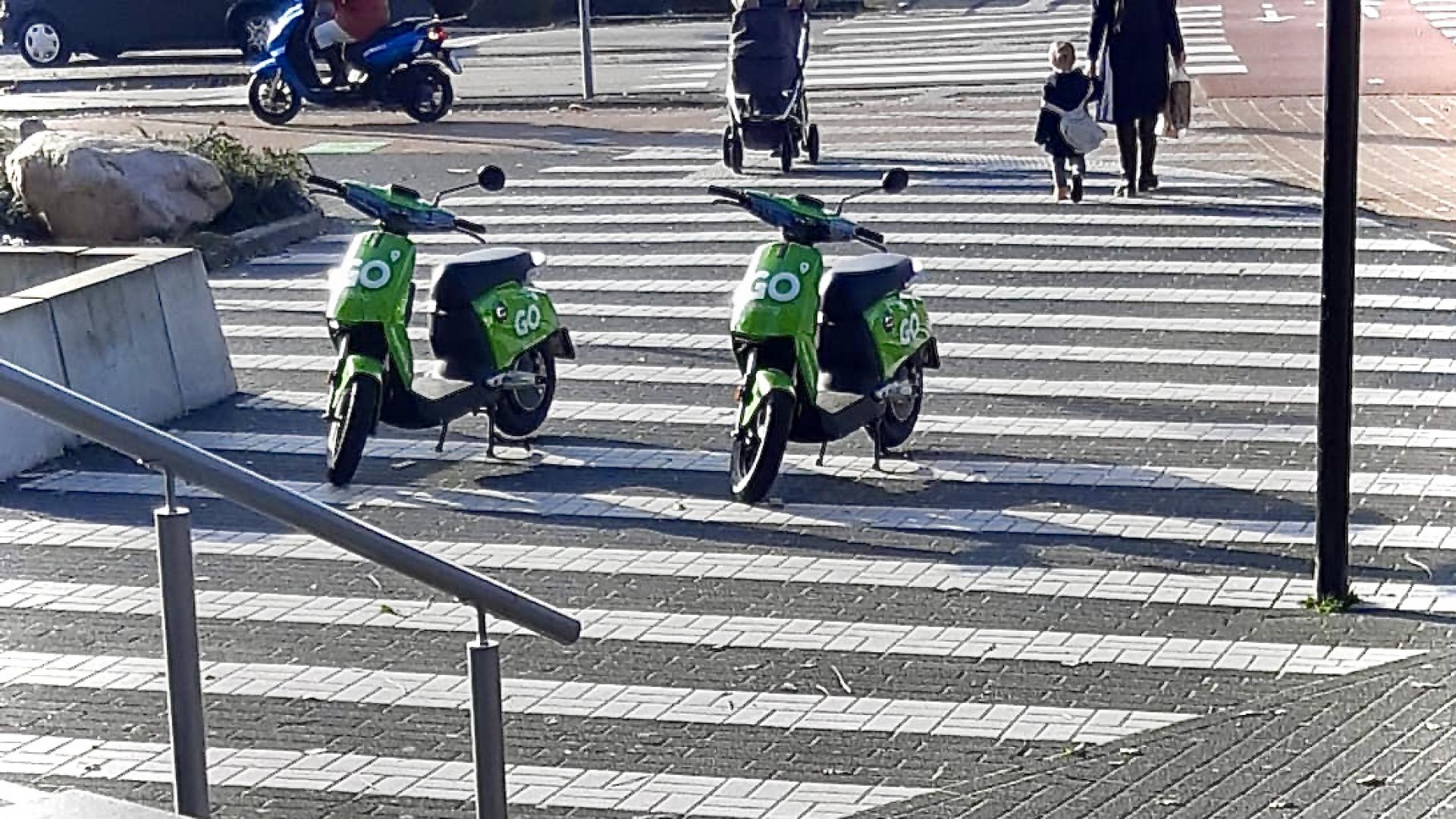 De groene scooters van Go Sharing | GroenLinks Amersfoort