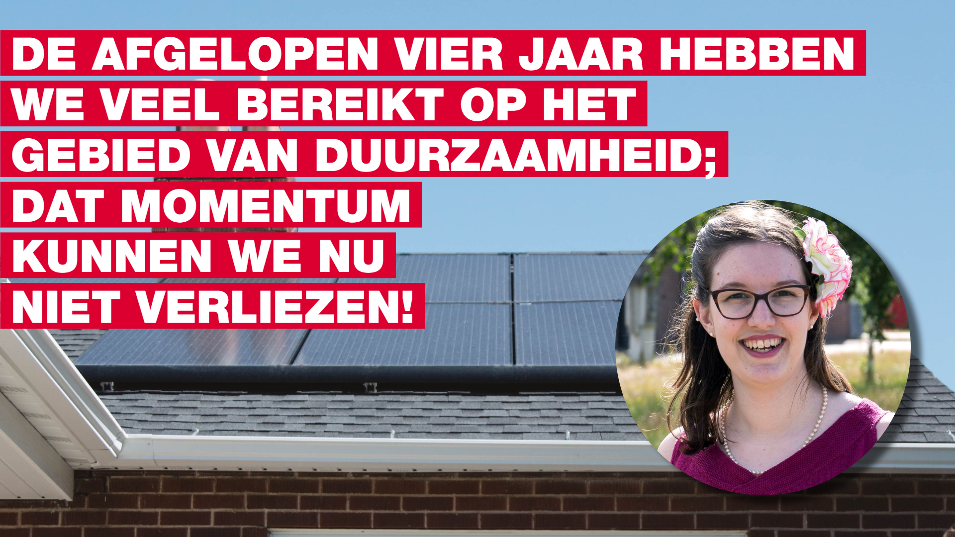 Tanika: momentum op duurzaamheid kunnen we nu niet verliezen