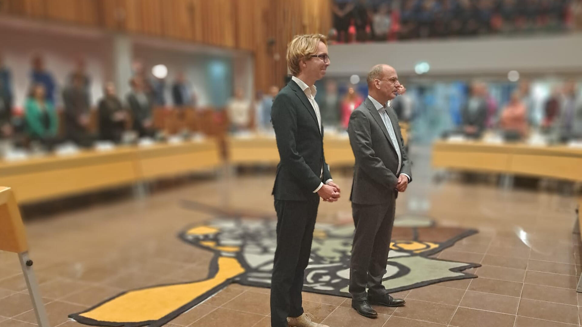 Installatie Giel van der Steenhoven als buitengewoon raadslid