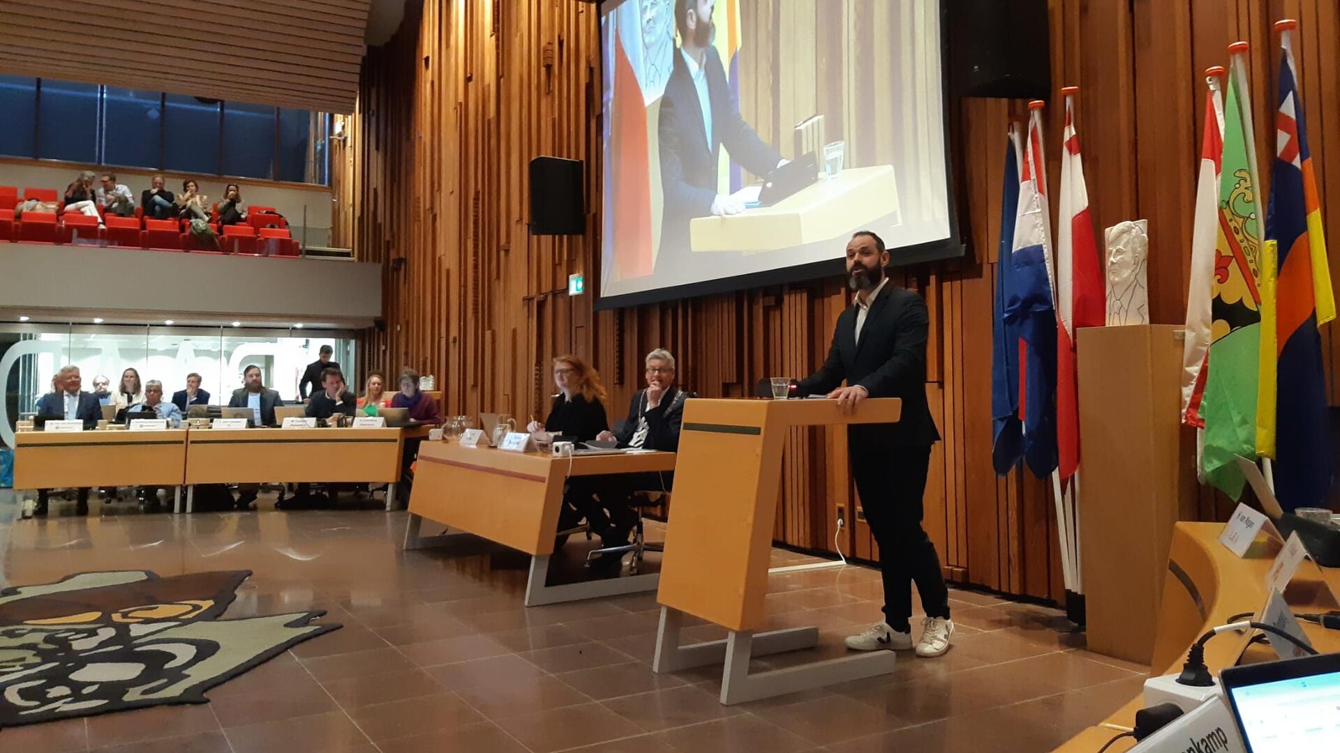 Bram Leeuwenkamp tijdens de algemene beschouwingen 5-11-24